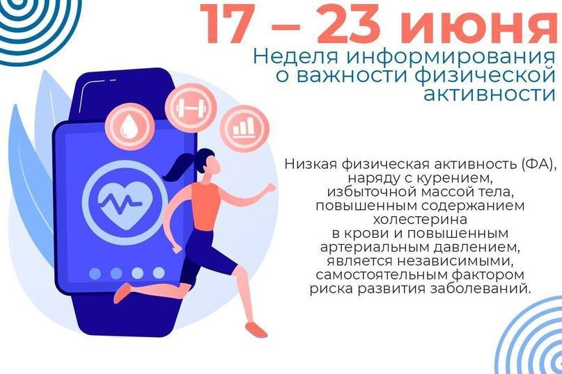 Неделя информирования о важности физической активности.