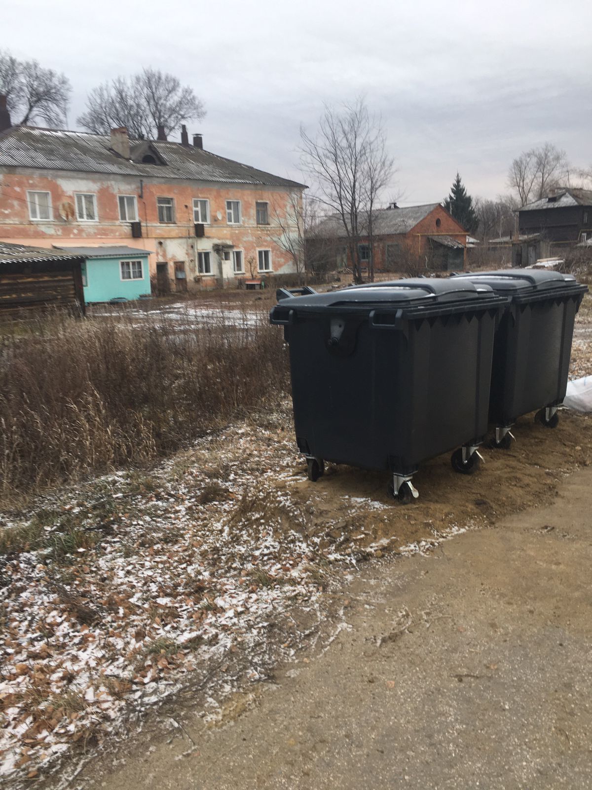Контейнеры на ул.Советская, 154 пос.Ст.Налейка.